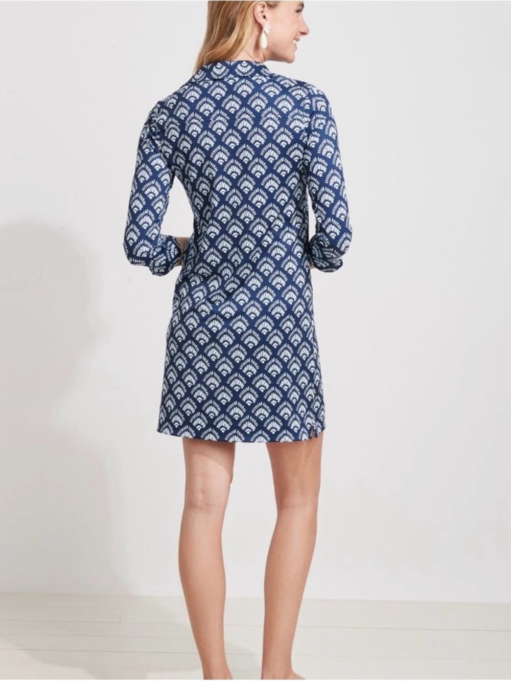 Perfect Vineyard Vines Sankaty Margo Blue Women’s Collared Shirt Dress Size XS - Picture 3 of 8